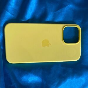 Apple Yellow iPhone Case Minimalist Design